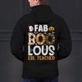 Faboolous ESL ESOL Teacher Spooky Teacher Halloween Costume For Men Women Men's Hoodie Back Print, Esl Teacher Hoodies, gift for family, gift for coworker