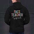 FACS Teacher Squad Colorful Appreciation Day Back To School Men Women Girls Kids Men's Hoodie Back Print, gift for family, gift for coworker