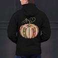 Fall Book Pumpkin Fall Librarians Bookworm Teachers Students Men's Hoodie Back Print, gift for family, gift for coworker