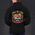 Fall In Love With Kindergarten Autumn Kindergarten Teacher Men's Hoodie Back Print, gift for family, gift for coworker Fall In Love With Kindergarten Autumn Kindergarten Teacher Men's Hoodie Back Print, gift for family, gift for coworker