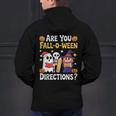 Are You Fall O Ween Directions Halloween Teacher Ghost Men's Hoodie Back Print, gift for family, gift for coworker