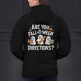 Are You Fall O Ween Directions Halloween Teacher Ghosts Men's Hoodie Back Print, gift for family, gift for coworker