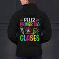 Feliz Primer Dia De Clases Kids Girl Teacher Spanish School Men's Hoodie Back Print, gift for family, gift for coworker Feliz Primer Dia De Clases Kids Girl Teacher Spanish School Men's Hoodie Back Print, gift for family, gift for coworker