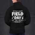 Field Day Second 2nd Grade Orange 2025 Boy Girl Teacher Men's Hoodie Back Print, 2nd Grade Teacher Hoodies, gift for family, gift for coworker