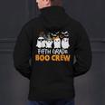 Fifth Grade Boo Crew Halloween Teacher Costume Men's Hoodie Back Print, gift for family, gift for coworker