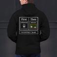 First Caffeinate Then Educate I Am Earning A Break Teacher Men's Hoodie Back Print, gift for family, gift for coworker First Caffeinate Then Educate I Am Earning A Break Teacher Men's Hoodie Back Print, gift for family, gift for coworker