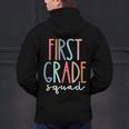 First Grade Squad 1st Grade Teacher Crew Back To School Team Men's Hoodie Back Print, First Grade Teacher Hoodies, gift for family, gift for coworker First Grade Squad 1st Grade Teacher Crew Back To School Team Men's Hoodie Back Print, First Grade Teacher Hoodies, gift for family, gift for coworker