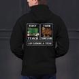 First Teach Then Thanksgiving I'm Earning A Break Teacher Men's Hoodie Back Print, gift for family, gift for coworker First Teach Then Thanksgiving I'm Earning A Break Teacher Men's Hoodie Back Print, gift for family, gift for coworker