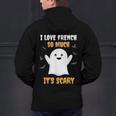 French Teacher Halloween French Class School Men's Hoodie Back Print, gift for family, gift for coworker French Teacher Halloween French Class School Men's Hoodie Back Print, gift for family, gift for coworker