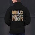 Fun Zoo Animal Print Teacher Shirts Wild About My Students Men's Hoodie Back Print, gift for family, gift for coworker Fun Zoo Animal Print Teacher Shirts Wild About My Students Men's Hoodie Back Print, gift for family, gift for coworker