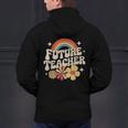 Future Teacher Kids Youth Girls Rainbow Pre-k Kindergarten Men's Hoodie Back Print, Future Teacher Hoodies, gift for family, gift for coworker Future Teacher Kids Youth Girls Rainbow Pre-k Kindergarten Men's Hoodie Back Print, Future Teacher Hoodies, gift for family, gift for coworker