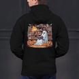 Ghost Book Reading Halloween Books Lover Teacher Men's Hoodie Back Print, gift for family, gift for coworker Ghost Book Reading Halloween Books Lover Teacher Men's Hoodie Back Print, gift for family, gift for coworker
