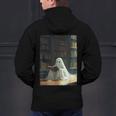 Ghost Library Halloween Book Reading Books Lover Teacher Men's Hoodie Back Print, gift for family, gift for coworker Ghost Library Halloween Book Reading Books Lover Teacher Men's Hoodie Back Print, gift for family, gift for coworker