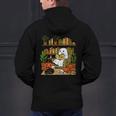 Ghost Library Reading Books Halloween Librarian Teacher Men's Hoodie Back Print, gift for family, gift for coworker