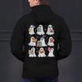 Ghost Reading Teacher Halloween Costume Librarian Book Lover Men's Hoodie Back Print, gift for family, gift for coworker Ghost Reading Teacher Halloween Costume Librarian Book Lover Men's Hoodie Back Print, gift for family, gift for coworker