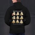 Ghosts Halloween Montessori Teacher Educator Costume Men's Hoodie Back Print, gift for family, gift for coworker
