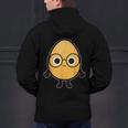 Good Egg Teacher Halloween Costume The Smart Cookie Men's Hoodie Back Print, gift for family, gift for coworker