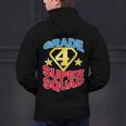 Grade 4 Super Squad Superhero Teacher Team Men's Hoodie Back Print, Super Teacher Hoodies, gift for family, gift for coworker