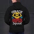 Grade 8 Super Squad Superhero Teacher Team Men's Hoodie Back Print, Super Teacher Hoodies, gift for family, gift for coworker