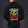 Grade K Super Squad Superhero Kindergarten Teacher Team Men's Hoodie Back Print, Super Teacher Hoodies, gift for family, gift for coworker Grade K Super Squad Superhero Kindergarten Teacher Team Men's Hoodie Back Print, Super Teacher Hoodies, gift for family, gift for coworker