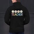 Groovy Teacher Cute Daisy Flower Retro Back To School Men's Hoodie Back Print, Groovy Teacher Hoodies, gift for family, gift for coworker Groovy Teacher Cute Daisy Flower Retro Back To School Men's Hoodie Back Print, Groovy Teacher Hoodies, gift for family, gift for coworker
