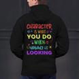 Growth Mindset Teacher Positive Message Inspirational Quote Men's Hoodie Back Print, gift for family, gift for coworker