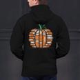 Halloween Books Pumpkin Reading Teacher Fall Men Women Men's Hoodie Back Print, gift for family, gift for coworker