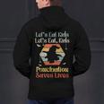 Halloween Lets Eat Kids English Teacher Costume Women Men's Hoodie Back Print, English Teacher Hoodies, gift for family, gift for coworker