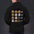Halloween Math Teacher Men Women Order Of Operations Men's Hoodie Back Print, gift for family, gift for coworker