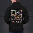 Halloween Nursery Teacher Shirt Halloween Alphabet Men's Hoodie Back Print, gift for family, gift for coworker