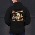 Halloween SLP Sped Teacher Groovy Inclusion Isn't Scary Men's Hoodie Back Print, Groovy Teacher Hoodies, gift for family, gift for coworker Halloween SLP Sped Teacher Groovy Inclusion Isn't Scary Men's Hoodie Back Print, Groovy Teacher Hoodies, gift for family, gift for coworker