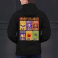Halloween Spooky Syllable Types Teacher Educational Men's Hoodie Back Print, gift for family, gift for coworker