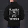 Halloween Teacher Math I'Ll Just Wait Until It's Quiet Men's Hoodie Back Print, gift for family, gift for coworker Halloween Teacher Math I'Ll Just Wait Until It's Quiet Men's Hoodie Back Print, gift for family, gift for coworker