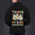 Halloween Teaching My Boos Cute Ghost Teacher Life Costume Men's Hoodie Back Print, gift for family, gift for coworker