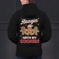 Hangin With My Cookies Gingerbread Man Xmas Teacher Men's Hoodie Back Print, gift for family, gift for coworker Hangin With My Cookies Gingerbread Man Xmas Teacher Men's Hoodie Back Print, gift for family, gift for coworker