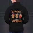 Hangin With My Cookies Gingerbread Women Christmas Teacher Men's Hoodie Back Print, gift for family, gift for coworker Hangin With My Cookies Gingerbread Women Christmas Teacher Men's Hoodie Back Print, gift for family, gift for coworker