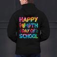 Happy 100th Day Of School Teacher Student 100 Days Tie Dye Men Women Kids Men's Hoodie Back Print, gift for family, gift for coworker Happy 100th Day Of School Teacher Student 100 Days Tie Dye Men Women Kids Men's Hoodie Back Print, gift for family, gift for coworker