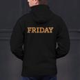 Happy Friday Love Fridays Fun Teacher For Men Women Men's Hoodie Back Print, gift for family, gift for coworker