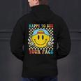 Happy To See Your Face Hippie Smile Back To School Teachers Men's Hoodie Back Print, gift for family, gift for coworker Happy To See Your Face Hippie Smile Back To School Teachers Men's Hoodie Back Print, gift for family, gift for coworker