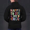 Happy To See Your Face Teacher Retro Back To School Men's Hoodie Back Print, gift for family, gift for coworker Happy To See Your Face Teacher Retro Back To School Men's Hoodie Back Print, gift for family, gift for coworker