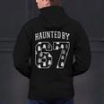 Haunted By 6 7 67 Six Seven Halloween Teacher Mom Men's Hoodie Back Print, gift for family, gift for coworker Haunted By 6 7 67 Six Seven Halloween Teacher Mom Men's Hoodie Back Print, gift for family, gift for coworker