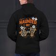 Haunted By 6-7 Halloween Math Teacher Joke Men's Hoodie Back Print, gift for family, gift for coworker Haunted By 6-7 Halloween Math Teacher Joke Men's Hoodie Back Print, gift for family, gift for coworker