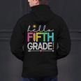 Hello Fifth Grade Teacher Student 5th Grade Back To School Men's Hoodie Back Print, gift for family, gift for coworker