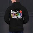 Hello Kindergarten Team Kinder Back To School Teacher Kids Men's Hoodie Back Print, gift for family, gift for coworker Hello Kindergarten Team Kinder Back To School Teacher Kids Men's Hoodie Back Print, gift for family, gift for coworker