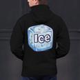 Ice Halloween Pun Costume Easy Lazy Team Group Teacher Men's Hoodie Back Print, gift for family, gift for coworker