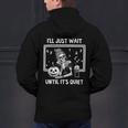 I'Ll Just Wait Until It's Quiet Halloween Teacher Mom Men's Hoodie Back Print, gift for family, gift for coworker I'Ll Just Wait Until It's Quiet Halloween Teacher Mom Men's Hoodie Back Print, gift for family, gift for coworker