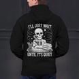 I'Ll Wait Until It's Quiet Tshirt Skeleton Teacher Halloween Men's Hoodie Back Print, gift for family, gift for coworker I'Ll Wait Until It's Quiet Tshirt Skeleton Teacher Halloween Men's Hoodie Back Print, gift for family, gift for coworker