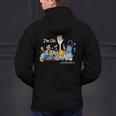 I'm Ok Lunch Lady Life Cafeteria Crew Teacher Women Men's Hoodie Back Print, gift for family, gift for coworker I'm Ok Lunch Lady Life Cafeteria Crew Teacher Women Men's Hoodie Back Print, gift for family, gift for coworker