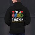 I'm A SPED Teacher Special Education Teacher Men's Hoodie Back Print, gift for family, gift for coworker I'm A SPED Teacher Special Education Teacher Men's Hoodie Back Print, gift for family, gift for coworker