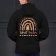 Infant Teacher Leopard Boho Rainbow Appreciation Men's Hoodie Back Print, gift for family, gift for coworker Infant Teacher Leopard Boho Rainbow Appreciation Men's Hoodie Back Print, gift for family, gift for coworker
